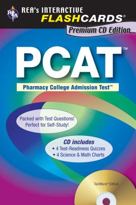 PCAT (Pharmacy College Admission Test) Flashcard Book Premium Edition W/CD-ROM - The Staff of Rea, and The Editors of Rea, and Rea, Editors Of