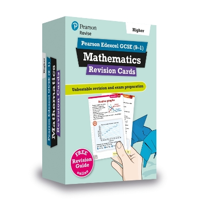 Pearson REVISE Edexcel GCSE Maths Higher Revision Cards (with free online Revision Guide) - 2023 and 2024 exams - Smith, Harry