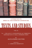 Pelagius's Expositions of Thirteen Epistles of St. Paul: Introduction