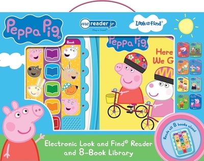 Peppa Pig: Me Reader Jr Electronic Look and Find Reader and 8-Book Library Sound Book Set - Brooke, Susan Rich, and Ball, Alan (Narrator)