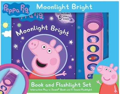 Peppa Pig: Moonlight Bright Book and 5-Sound Flashlight Set - Pi Kids