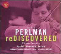 Perlman Rediscovered - David Garvey (piano); Itzhak Perlman (violin)