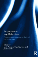 Perspectives on Legal Education: Contemporary Responses to the Lord Upjohn Lectures