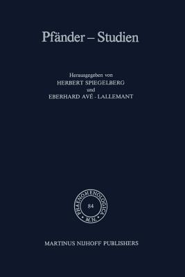 Pfnder-Studien - Spiegelberg, E (Editor), and Av-Lallemant, E (Editor)
