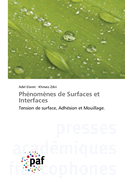 Phnomnes de Surfaces et Interfaces