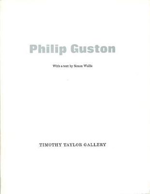 Philip Guston - Wallis, Simon, and Guston, Philip (Artist)
