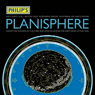 Philip's Planisphere: Northern 51.5 Degrees - British Isles, Northern Europe Northern USA and Canada