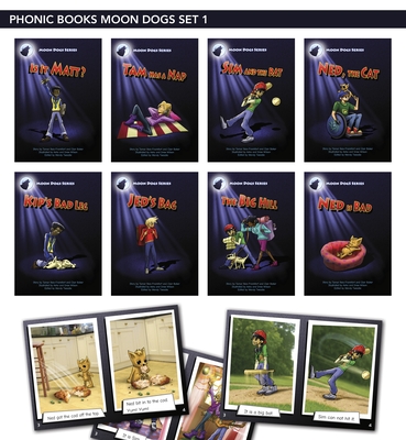 Phonic Books Moon Dogs Set 1: Decodable Phonic Books for Catch Up (Alphabet at CVC Level) - Phonic Books