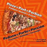 Piece = Part = Portion/Pedazo = Parte = Porcion: Fractions = Decimals = Percents/Fracciones = Decimales = Porcentajes