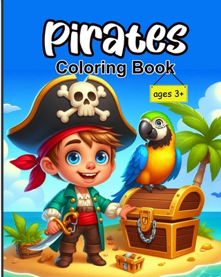 Pirates Coloring Book: A Swashbuckling Coloring Adventure for Kids Ages 3+ - & Co, Rainbow Scribbles