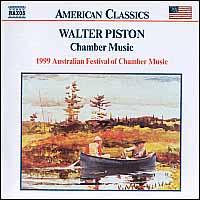 Piston: Chamber Music - Dimity Hall (violin); Ian Munro (piano); James Buswell (violin); Judith Glyde (cello); Michele Walsh (violin);...