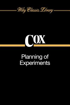Planning of Experiments - Cox, David