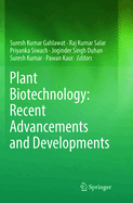 Plant Biotechnology: Recent Advancements and Developments