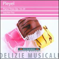Pleyel: Piano Trios, Opp. 16 & 29 - Joachim Trio; Massimo Palumbo (piano); Sara Airoldi (cello); Suela Mullaj (violin)