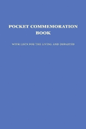 Pocket Commemoration Book