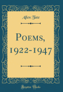 Poems, 1922-1947 (Classic Reprint)