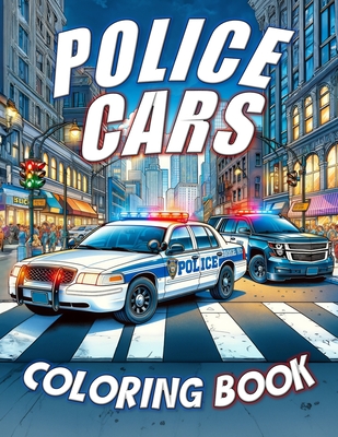 Police Cars Coloring Book - Bean, Coco