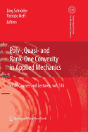 Poly-, Quasi- And Rank-One Convexity in Applied Mechanics