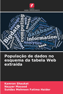 Popula??o de dados no esquema da tabela Web extra?da