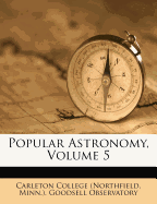 Popular Astronomy, Volume 5