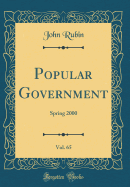 Popular Government, Vol. 65: Spring 2000 (Classic Reprint)