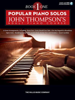 Popular Piano Solos: Adult Piano Course - Book 1 - Thompson, John