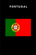 Portugal: Country Flag A5 Notebook to write in with 120 pages