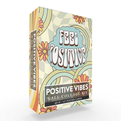 Positive Vibes Wall Collage Kit: 60 (4  6) Poster Cards - Adams Media