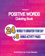 Positive Words Coloring Book