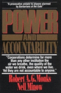 Power and Accountability: Restoring the Balance of Power Between Corporations, Owners and Society - Monks, Robert A G, and Minow, Nell