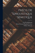 Prcis De Linguistique Smitique