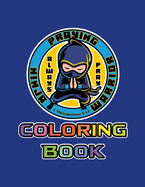 Praying Ninja Warrior Coloring Book