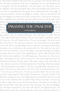 Praying the Psalter (FOR MEN)