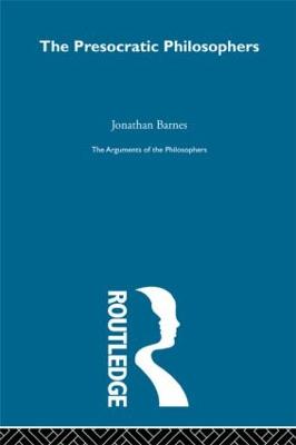 Presocratics-Arg Philosophers - Barnes, Jonathan