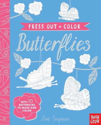 Press Out and Color: Butterflies - 