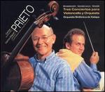 Prieto plays Tres Conciertos para Violoncello y Orquesta