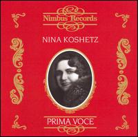 Prima Voce: Nina Koshetz - Alexander Grechaninov (piano); Celius Dougherty (piano); Francis J. Lapitino (harp); Leboshutz (piano); Lennartz (cello);...