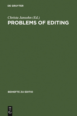 Problems of Editing - Jansohn, Christa (Editor)