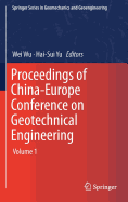 Proceedings of China-Europe Conference on Geotechnical Engineering: Volume 1