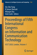 Proceedings of Fifth International Congress on Information and Communication Technology: Icict 2020, London, Volume 1