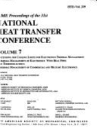 Proceedings of the National Heat Transfer Conference