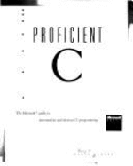 Proficient C : the Microsoft guide to intermediate and advanced C programming