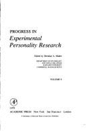 Progress in Experimental Personality Research - Maher, Brendan (Editor)