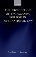 Prohibition of Propaganda for War in International Law