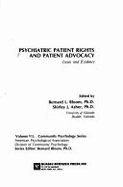 Psychiatric Patient Rights and Patient Advocacy: Issues and Evidence - Bloom, Bernard L