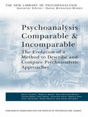 Psychoanalysis Comparable and Incomparable: The Evolution of a Method to Describe and Compare Psychoanalytic Approaches - Tuckett, David