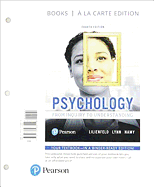 Psychology: From Inquiry to Understanding -- Print Offer [loose-Leaf]