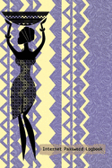 Puple Women Art Password Logbook: Internet Adress & Password LogBook Protect Usernames and Passwords Logins & Websites Security Password Logbook