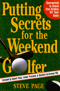 Putting Secrets: Weekend Golfer