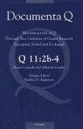 Q11: 2b-4. the Lord's Prayer: Volume Editor: S.D. Anderson